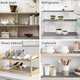 Anti-Slip Fridge & Shelf Mat | Waterproof Washable Liner for Kitchen Drawers Cabinets | Light Grey view 4