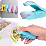 Portable Mini Heat Sealing Machine | Snack Bag Sealer | Handheld Resealer | Random Color view 1