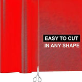 Anti-Slip Fridge & Shelf Mat | Waterproof Washable Liner for Kitchen Drawers Cabinets | Red view 5