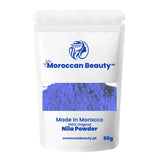 Moroccan Beauty Blue Nila Powder 50g | Skin Whitening, Anti-Inflammatory & Hydrating view 1