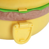 Hamburger Shaped Kids Lunch Box  | Portable Multi-Layer Food Container for School & Travel view 6