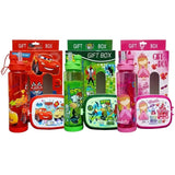 2-in-1 Kids Lunch Box & Water Bottle Set | School Combo Gift Pack with Bottle & Lunch Box | Multiple Cartoon Characters view 6