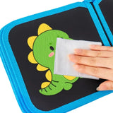 Erasable Doodle Drawing Book for Kids | Reusable Waterproof Activity Book with 3 Pens & 3 Wipes | Random Designs view 5