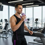 Ice Cream Water Bottle with Straw & Tea Infuser | 1400ml  |  | Large Capacity Gym & Summer Drink Bottle | Random color view 3