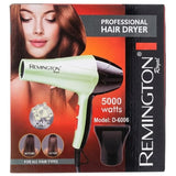 Remington Professional Hair Dryer | Model D-6006  | Ionic Technology | Multiple Heat & Speed Settings | Cool Shot | Concentrator & Diffuser | 5000W view 2