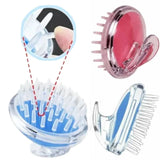 Head Scalp Massage & Shampoo Brush | Soft Silicone Bath Brush | Deep Cleansing & Relaxing Scalp Care | Random Colors view 1