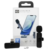 K8 Type-C Wireless Lavalier Microphone | Portable Noise-Cancelling | Mic for Android, Vlogging & Live Streaming view 1
