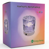 Water Ripple Lamp | 16-Color Rotating LED Night Light with Remote view 1