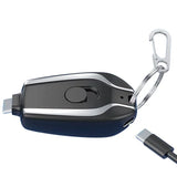 Mini Keychain Power Bank | Ultra-Compact 1500mAh | Emergency Charger for Phones & Gadgets view 1