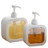 Portable Refillable Soap Dispenser Bottle | 300ml 500ml Clear Pump Bottle for Kitchen Bathroom Shower Lotion Shampoo view 1