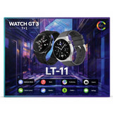 LT-11 GT 3 Smart Watch | 1.3" Touchscreen, Fitness Tracker, Heart Rate & Notifications view 1