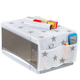 Oven & Microwave Cover | Waterproof Oil Dust Protector with Double Side Pockets view 1