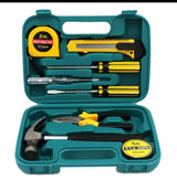 8 PCS Professional Tool Set with Storage Box | YL-8009A Model |  Durable Home Repair & DIY Toolkit |  Organized Plastic Storage Box view 1
