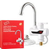 Electric Instant Heating  Faucet  | Digital Temperature Display | Plastic handle |  Kitchen & Bathroom Hot Water Tap view 1