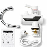 Electric Instant Heating  Faucet  | Digital Temperature Display | Plastic handle |  Kitchen & Bathroom Hot Water Tap view 2