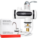 Premium Electric Instant Heating  Faucet  | Digital Temperature Display | Metal handle |  Kitchen & Bathroom Hot Water Tap view 1