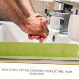 Large Size Silicone Sink Splash Guard Set |  Non-Slip Water Barrier with Strong Suction Cups for Kitchen & Bathroom Use view 6