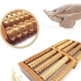Wooden Foot Roller Massager |  Manual Reflexology Therapy Tool for Pain Relief, Stress Relaxation & Foot Care view 5