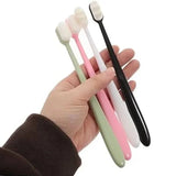 Nano Toothbrush with Travel Case | Ultra Soft Micro-Nano Bristles | For Sensitive Gums, Adults & Kids | Pink view 2