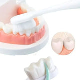 Nano Toothbrush with Travel Case | Ultra Soft Micro-Nano Bristles | For Sensitive Gums, Adults & Kids | Parrot Color view 5