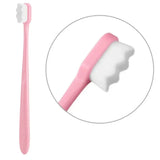 Nano Toothbrush with Travel Case | Ultra Soft Micro-Nano Bristles | For Sensitive Gums, Adults & Kids | Pink view 1