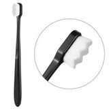 Nano Toothbrush with Travel Case | Ultra Soft Micro-Nano Bristles | For Sensitive Gums, Adults & Kids | Black view 1