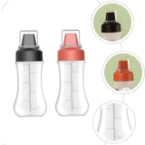 5 Hole Squeeze Sauce Bottle | Refillable Condiment Dispenser with Lid | Multipurpose Ketchup & Hot Sauce Bottle for Kitchen | Black Cap view 4