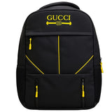 Multi-Functional Travel Backpack | Business Daypack with Laptop Compartment | Black & Yellow view 1