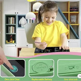 LCD Drawing Pen Case for Kids | Writing Tablet Pencil Box with Screen Lock & One-Key Erase | Random Color view 5