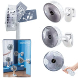 Rechargeable 3-in-1 Clip Fan | Handheld, Desktop & Wall Mounted Portable Fan with 3 Speed Modes view 1