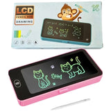 LCD Drawing Pen Case for Kids | Writing Tablet Pencil Box with Screen Lock & One-Key Erase | Random Color view 1