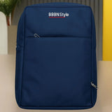 Slim Business Laptop Backpack | Lightweight Travel & Office Bag with Multi-Pockets | Navy Blue view 3