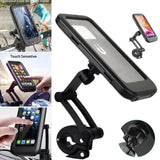 Waterproof Bike Phone Holder 360° Rotation | Handlebar Mobile Mount for Bicycle & Motorcycle view 6