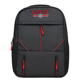 Multi-Functional Travel Backpack | Business Daypack with Laptop Compartment | Black & Red view 1