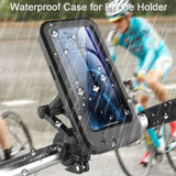 Waterproof Bike Phone Holder 360° Rotation | Handlebar Mobile Mount for Bicycle & Motorcycle view 5