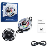 CX16 Magnetic Mobile Cooling Fan | Semiconductor Phone Cooler with RGB Lights | Fast Cooling Gaming Radiator for Android & iPhone view 5