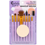9 PCS Makeup Brush Set | Professional Beauty Tools for Foundation, Blending, Contouring & Eyeshadow | Soft Synthetic Bristles | Pink view 1