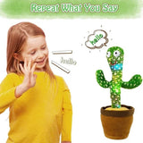 Rechargeable Dancing Cactus Toy with Hat | Interactive Singing, Talking & Dancing Plush for Kids view 6
