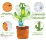 Rechargeable Dancing Cactus Toy with Hat | Interactive Singing, Talking & Dancing Plush for Kids view 4