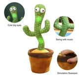 Rechargeable Dancing Cactus Toy with Hat | Interactive Singing, Talking & Dancing Plush for Kids view 3