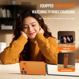 USB-C Fast Charging Cable with Foldable Phone Stand | 2-in-1 Braided Data Cable for iPhone, Samsung & Type-C Devices | 240W view 4