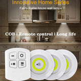 Pack of 3 LED Remote Control Tap Lights  | Self-Adhesive Cabinet, Wardrobe & Kitchen Lights view 2