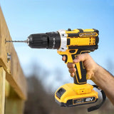 Cordless Drill Machine Kit with 2  Batteries  & 26 Accessories | Portable Rechargeable Impact Drill Set view 6