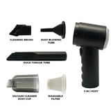 3-in-1 Portable Vacuum Cleaner, Duster & Air Blower | Wireless Handheld Cleaning for Car & Home view 2
