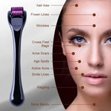 Derma Roller 0.5mm for Hair & Skin Therapy | 540 Titanium Micro-Needles view 2