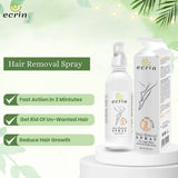 Ecrin Hair Removal Spray for Men & Women | Fast, Gentle Hair Remover 100ml view 5