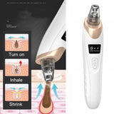 Blackhead Suction Remover Portable Pore Cleaner with LED Display and Multiple Suction Levels view 2