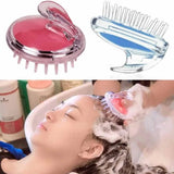 Head Scalp Massage & Shampoo Brush | Soft Silicone Bath Brush | Deep Cleansing & Relaxing Scalp Care | Random Colors view 3