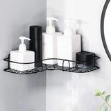 Wall Corner Rack | Multipurpose Kitchen & Bathroom Corner Organizer | Metal Wall Mount Storage Rack view 4