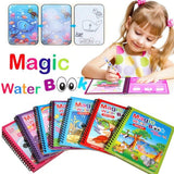 Magic Coloring Book with Water Pen | Reusable & Mess-Free Fun for Kids | Dinosaur & Cartoon Designs view 4